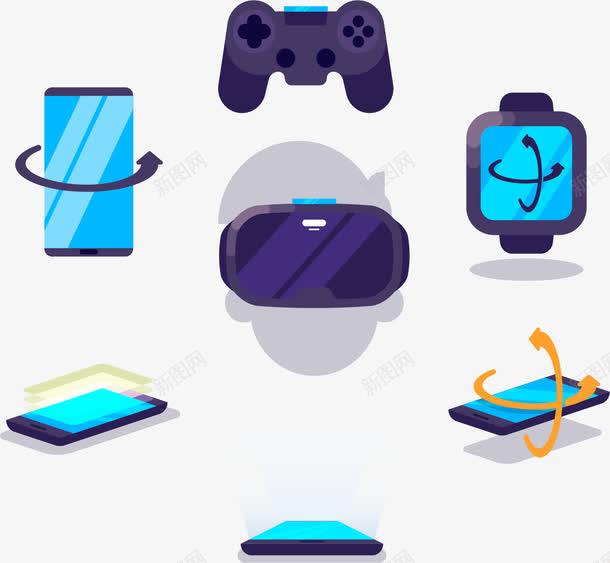 科技改變未來產品演示矢量圖 頁面網頁 平面電商 創意素材 改變素材